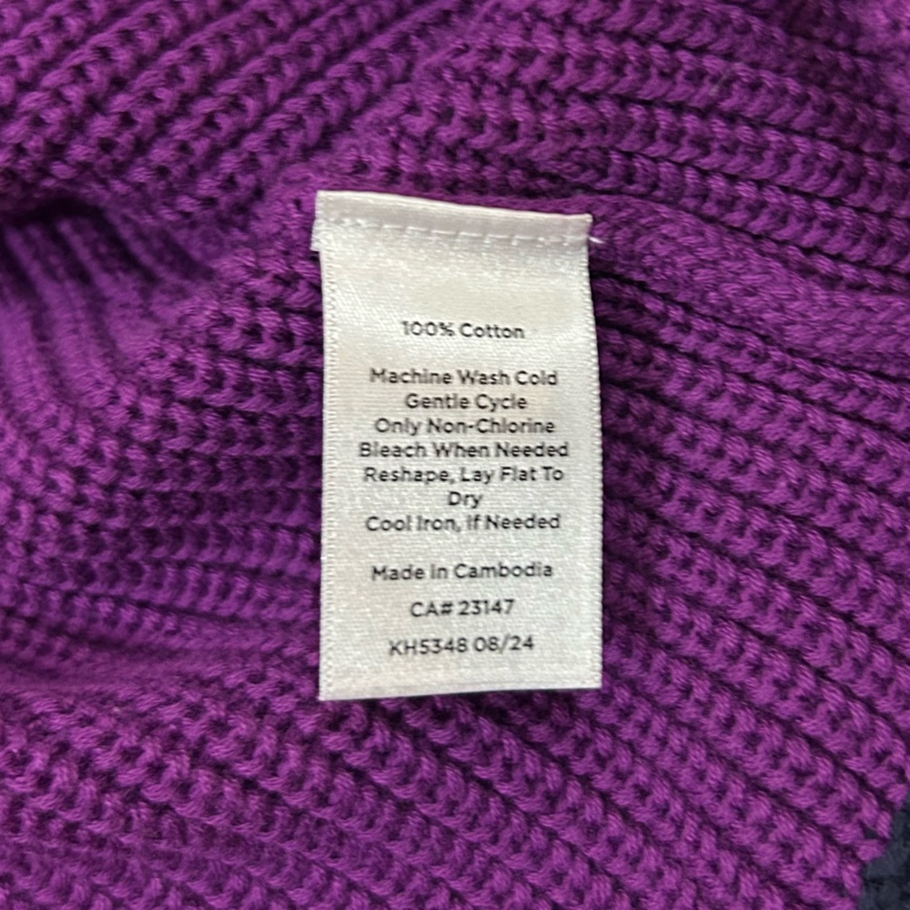 Talbots V-NECK CARDIGAN - TEXTURE
STRIPE - Picture 10 of 16